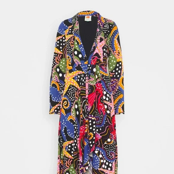 *NWT* Farm Río Under the Sea Printed Maxi Dress - Picture 6 of 6